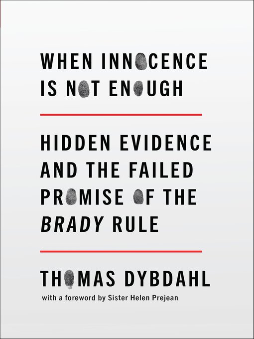 Title details for When Innocence Is Not Enough by Thomas Dybdahl - Available